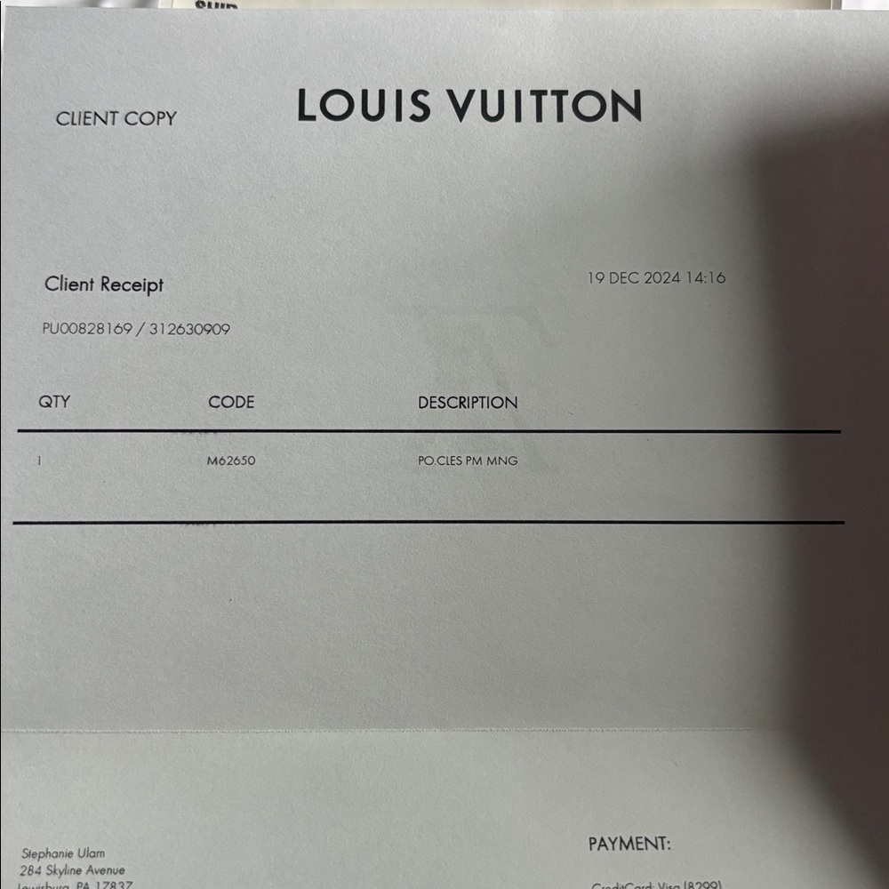 Louis Vuitton Monogram Mini Pouch with Gold Hardware - Picture 7 of 7